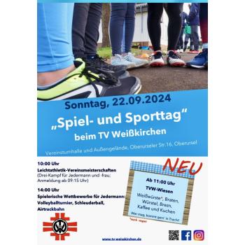 Beitragsbild Spiel, Spaß und Sport beim TVW – Ein Fest für Alle!